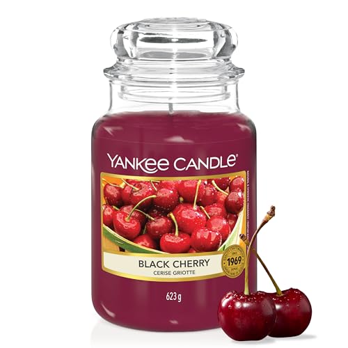 Yankee Candle Black Cherry, großes Glas